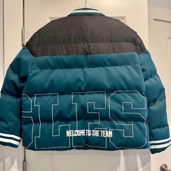 Unisex Midnight Green Philadelphia Eagles Off Season x NFL Team Puffer Jacket - Picture 5 of 9